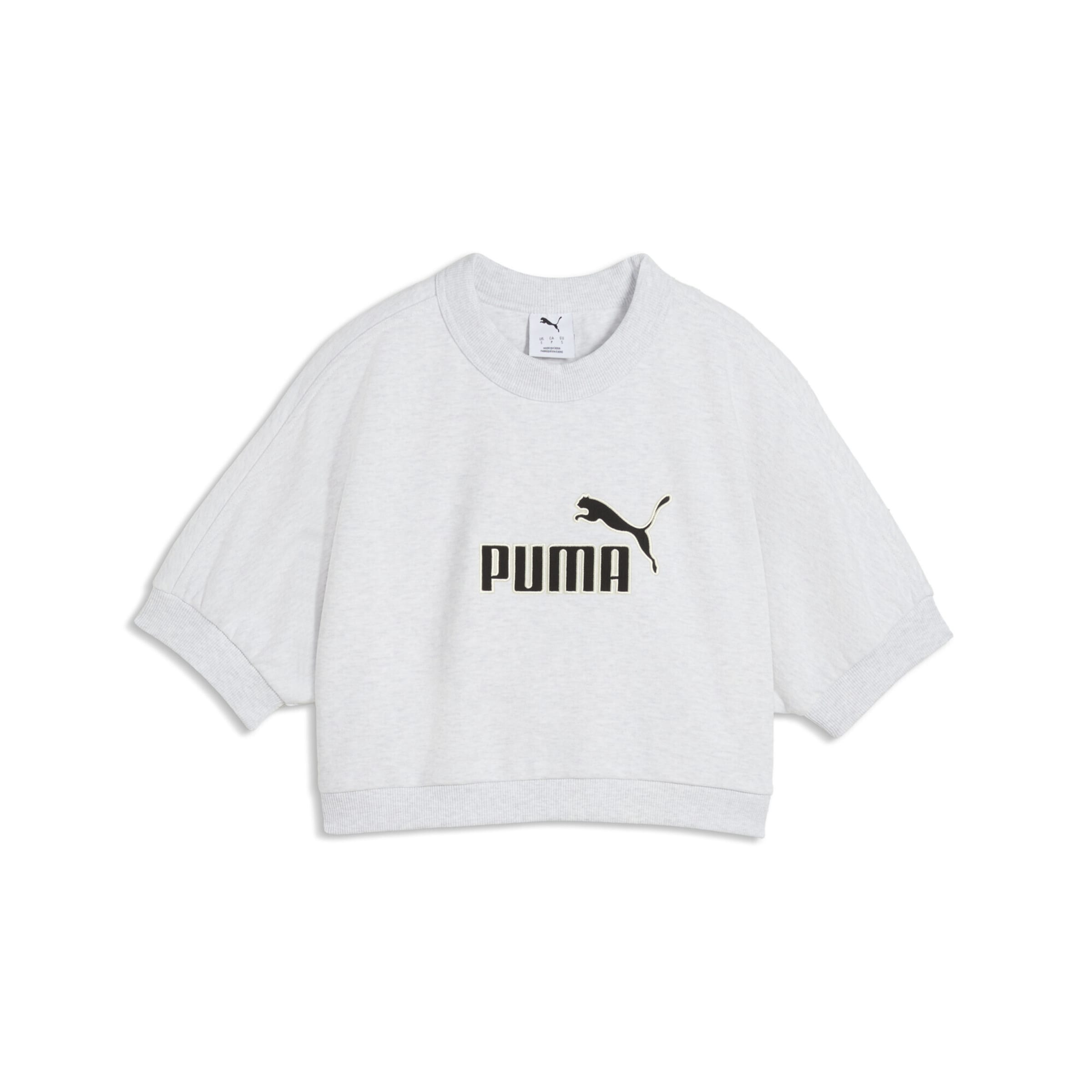 PUMA Sweatshirt in White: front
