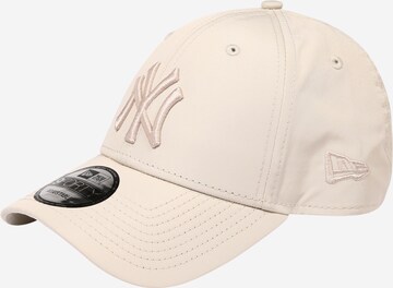 Casquette NEW ERA en beige : devant