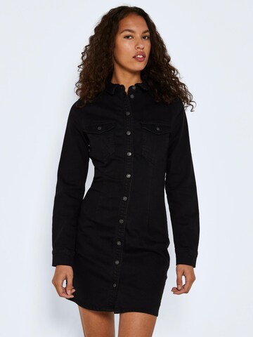 Noisy may - Vestido camisero 'Joy' en negro