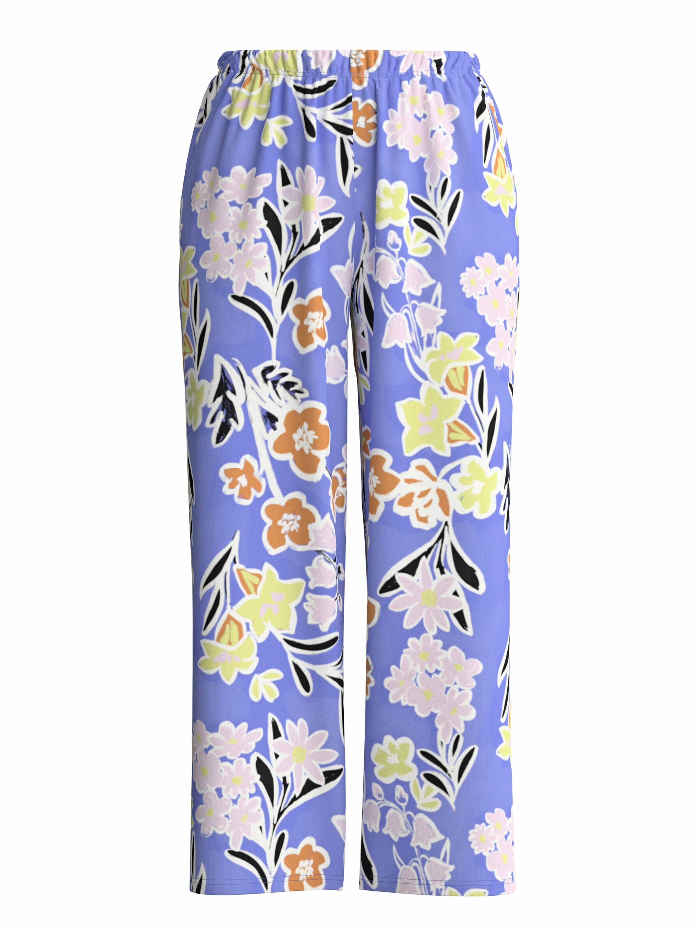 CALIDA Pyjamahose 'Late Bloom M&M'‌‌‌‌‌‌‌ in Blau: Vorderseite