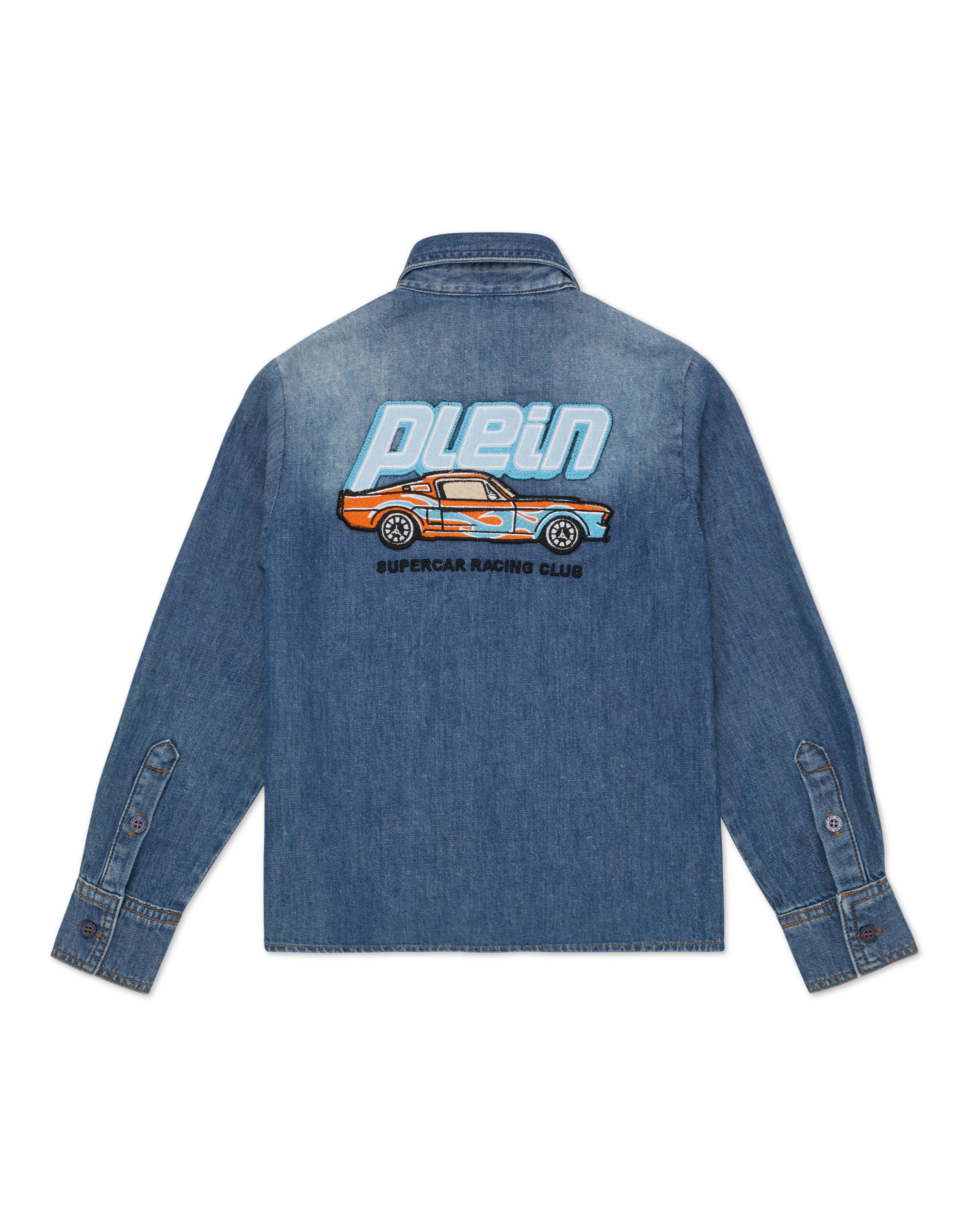 Philipp Plein Tussenjas 'Racing' in Blauw