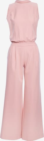 made of emotion - Jumpsuit en rosa: frente
