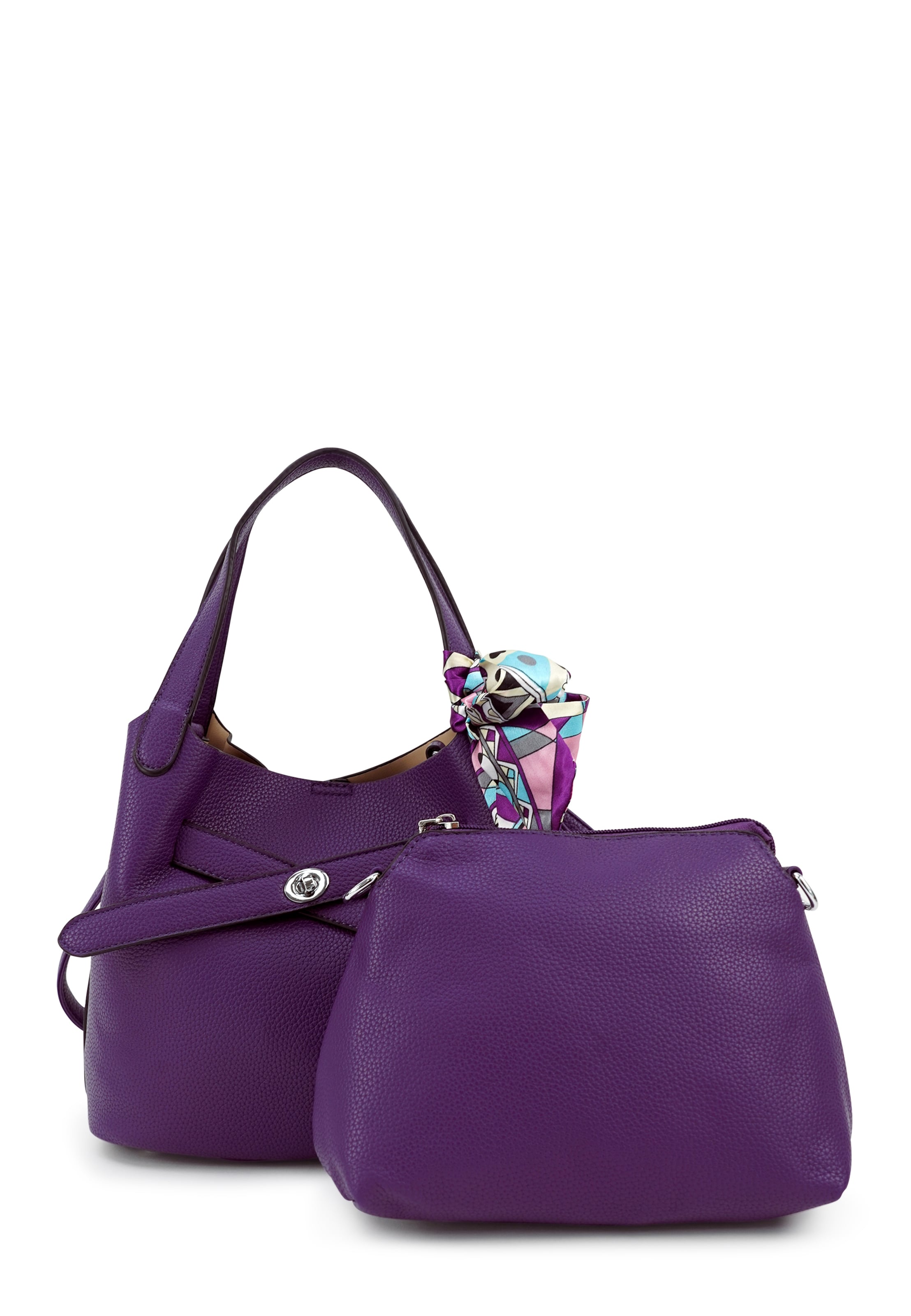 HARPA Handtasche 'MALU' in Lila: Vorderseite