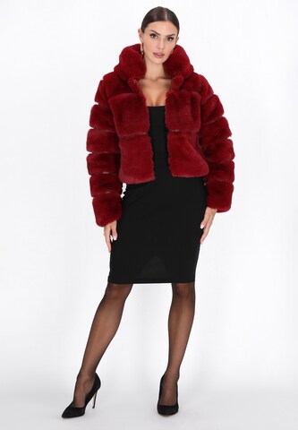 faina - Casaco de inverno em vermelho