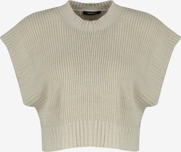 TrendyolPulover - siva boja: prednji dio