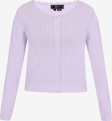 faina Neuletakki värissä lila: etupuoli