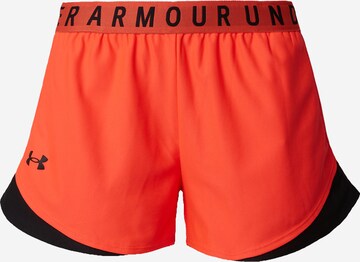 Pantaloni sportivi 'Play Up 3.0' di UNDER ARMOUR in rosso: frontale