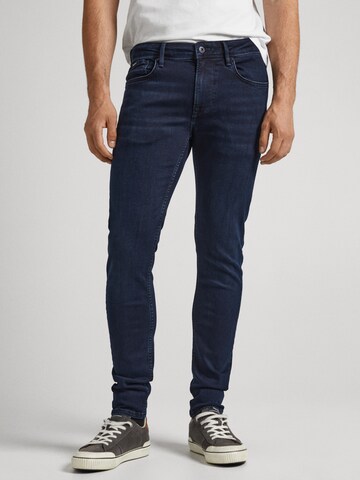 Pepe Jeans - Skinny Calças de ganga 'FINSBURY' em azul: frente