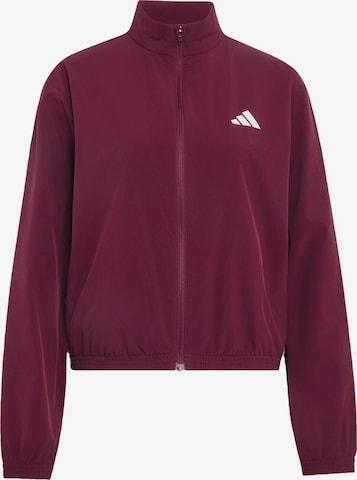 ADIDAS PERFORMANCE - Casaco de treino 'Train Essentials' em vermelho: frente