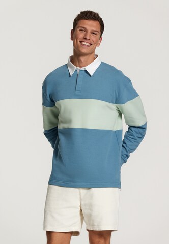 Shiwi Sweatshirt 'Benjamin' in Blauw: voorkant