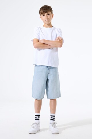 GARCIA Wide Leg Shorts in Blau