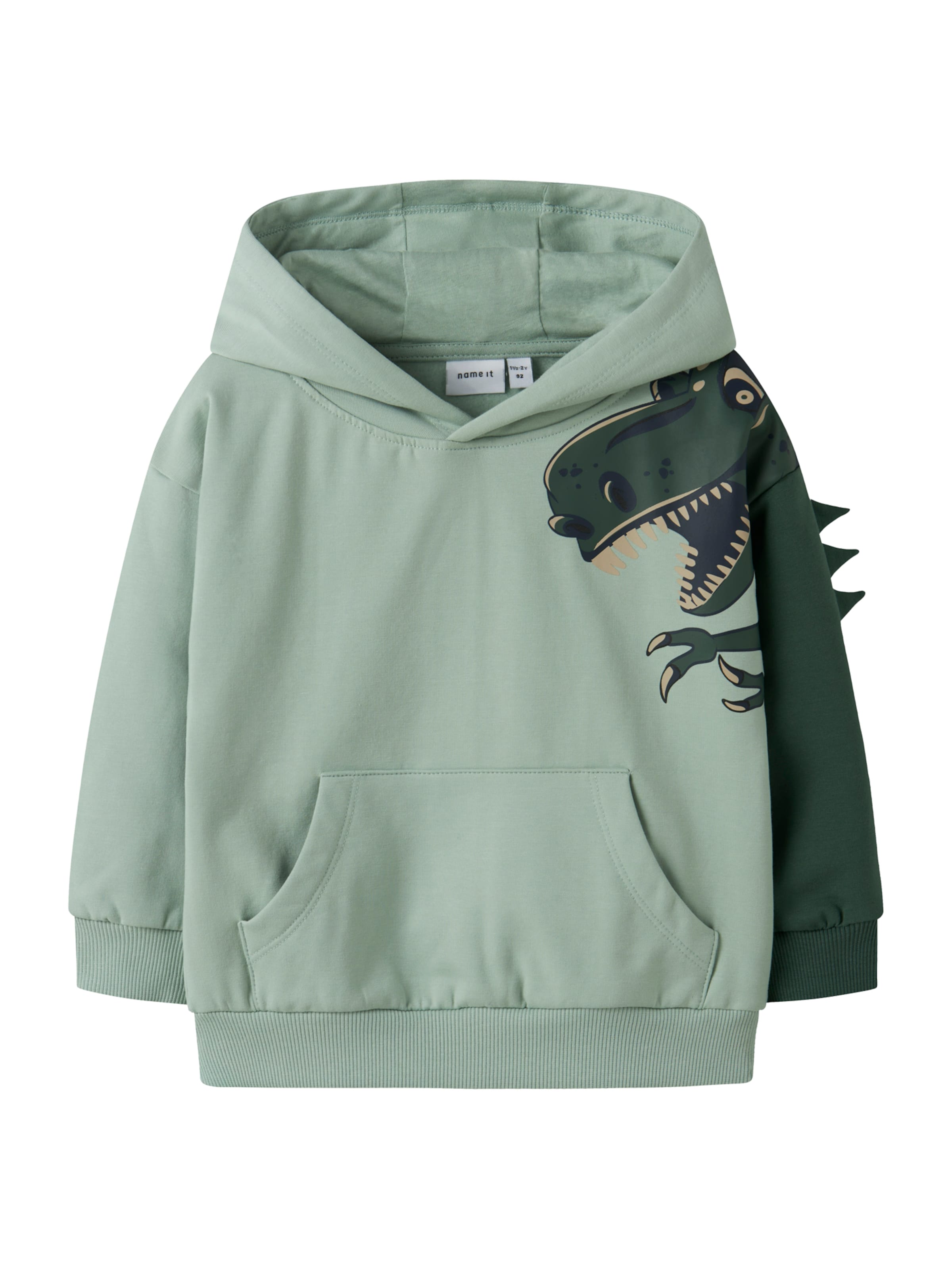 NAME IT Sweatshirt 'NMMNASH' in Green: front