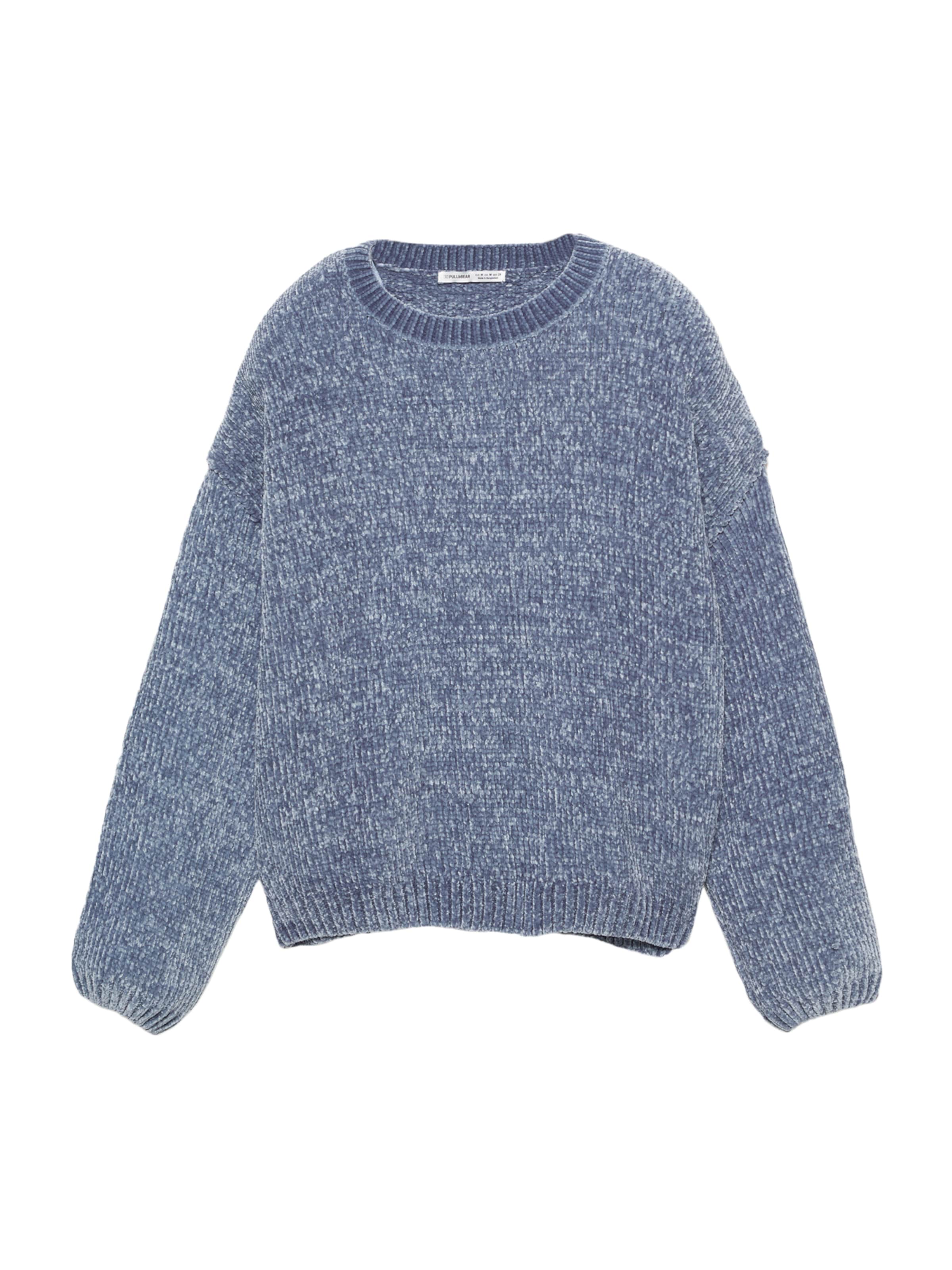 Pull&amp;Bear Trui in Blauw: voorkant