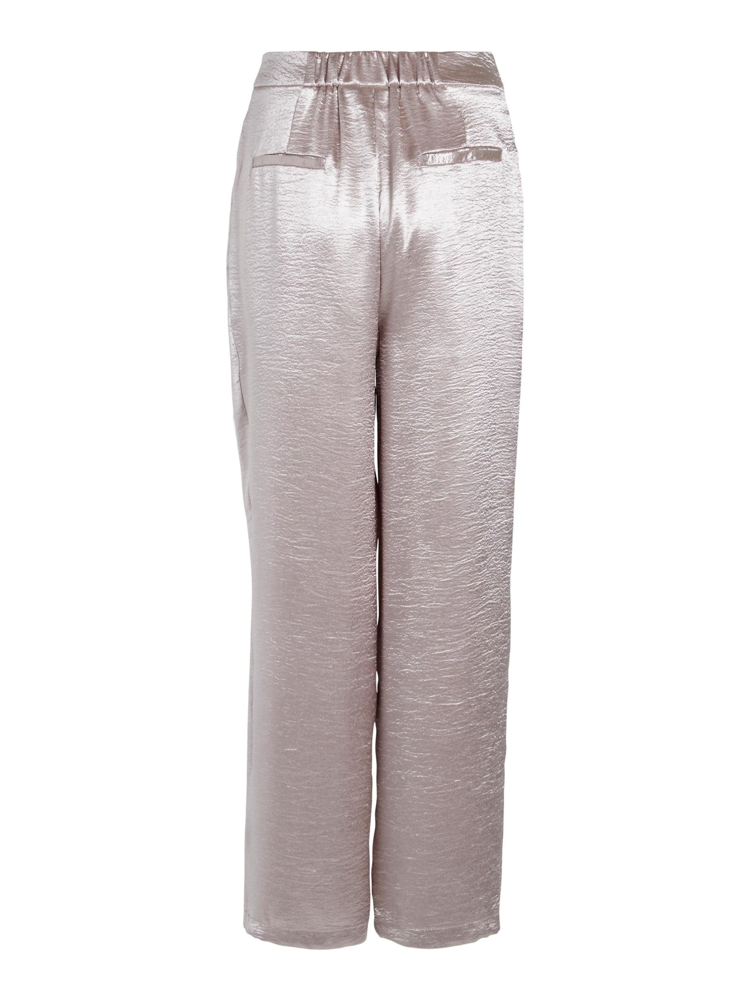 VILA Широка кройка Панталон с набор 'Jackel' в бежово