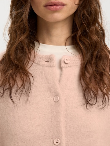 SELECTED Knit Cardigan 'SLFLULU' in Pink