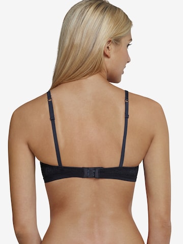 SCHIESSER T-shirt Bra 'Pure Lace' in Blue