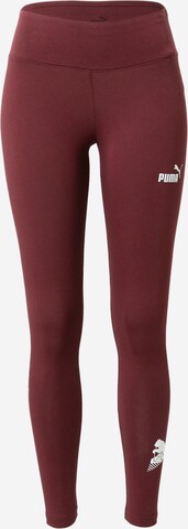 Coupe slim Pantalon de sport PUMA en violet : devant