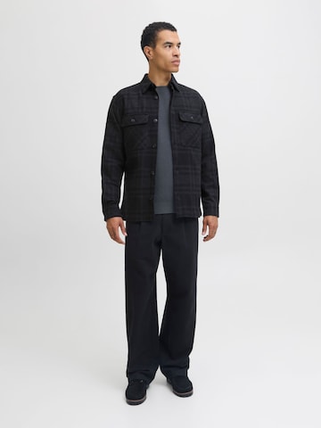 JACK & JONES Regular Fit Hemd in Schwarz