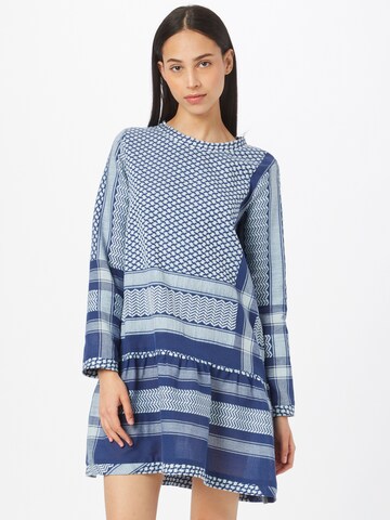 Cecilie Copenhagen Kleid in Blau: Vorderseite
