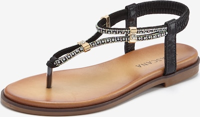 LASCANA Zehentrenner in mischfarben / schwarz, Produktansicht