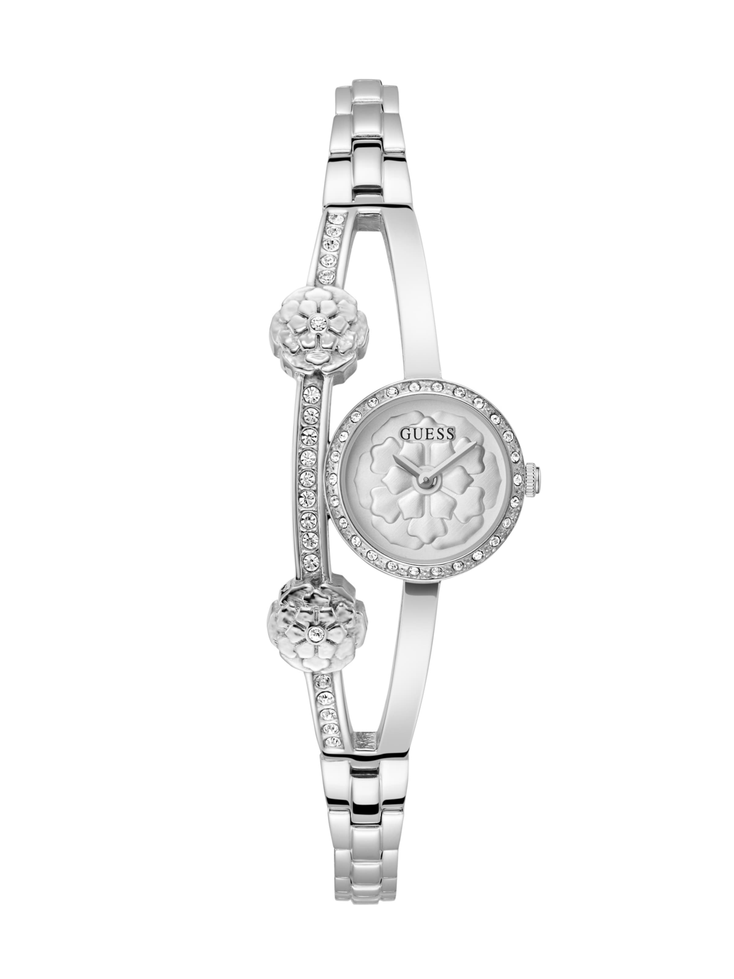 GUESS Uhr 'Chloe' in Silber: Vorderseite