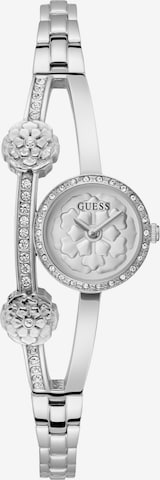 GUESS Analoog horloge ' CHLOE ' in Zilver: voorkant