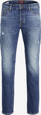 JACK & JONES Slimfit Jeans 'Tim' i blå: forside