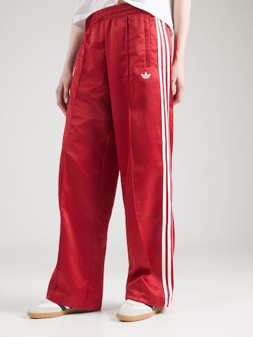 ADIDAS ORIGINALS Široke hlačnice Hlače 'SST' | rdeča barva: sprednja stran