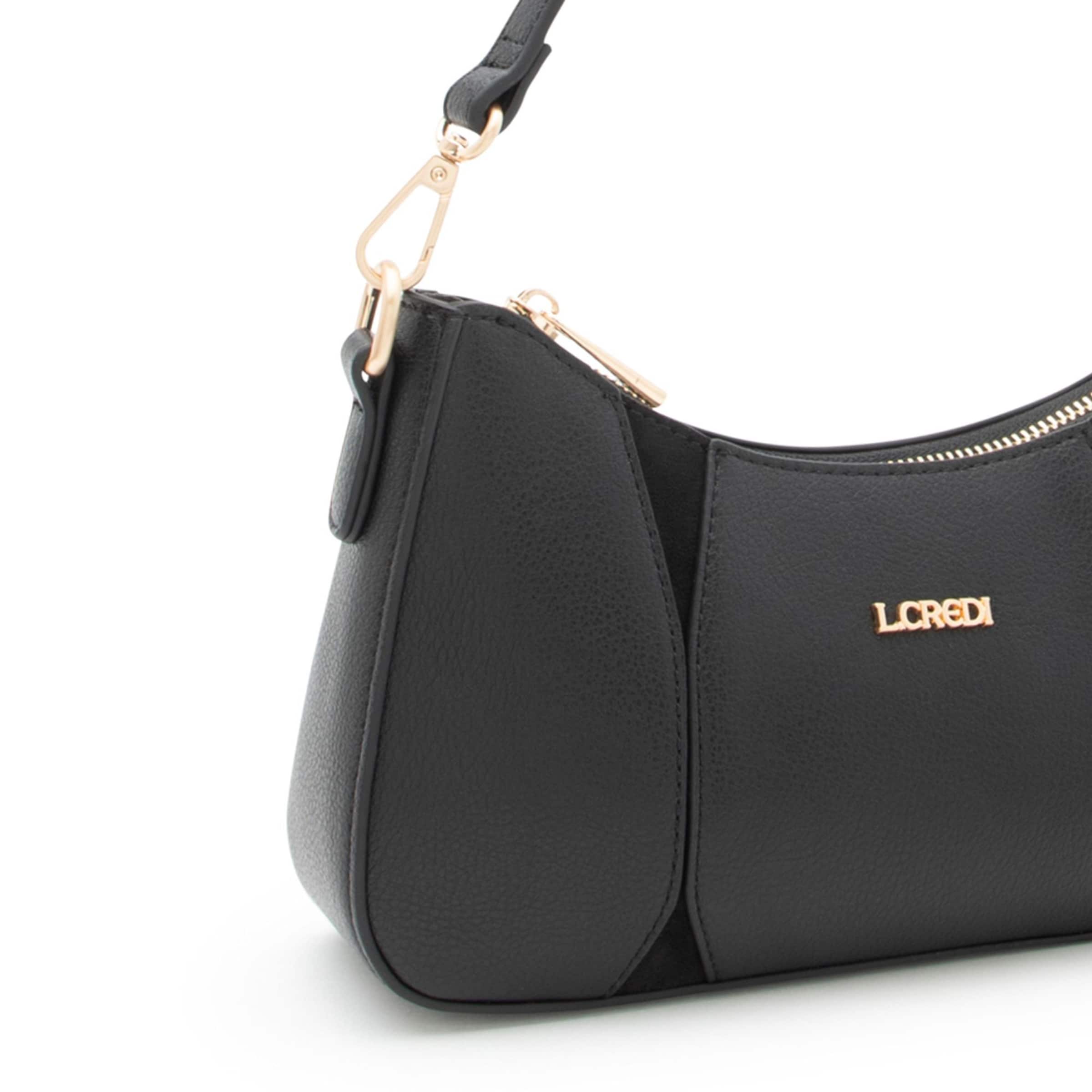 Sac bandoulière 'Rahja' L.CREDI en noir