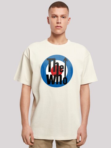 F4NT4STIC Shirt 'The Who Target' in Beige: front