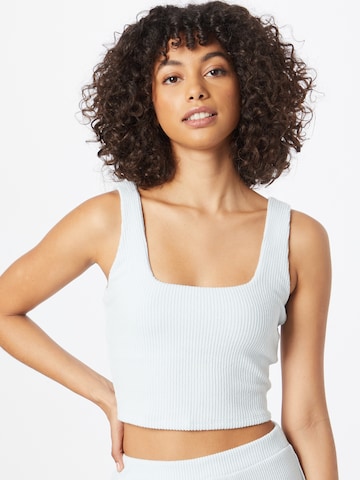 Abercrombie & Fitch Top – modrá: přední strana