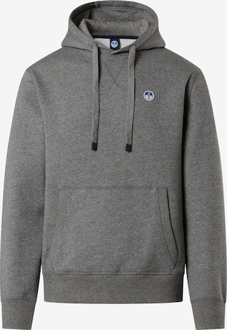 North Sails Sweatshirt in Grey: front