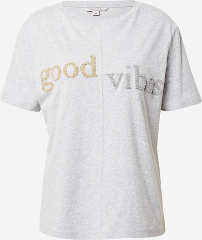 comma casual identity Shirt in de kleur Goud / Grijs gemêleerd, Productweergave