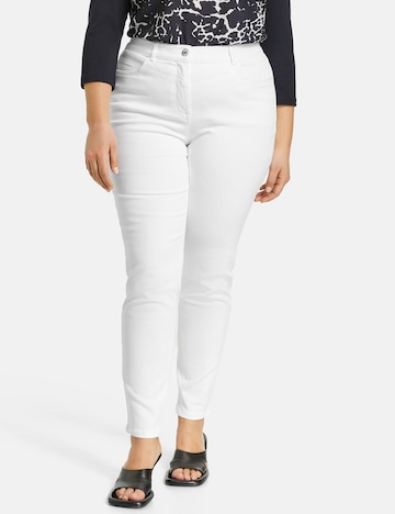 SAMOON Slim fit Jeans 'Betty' in White: front