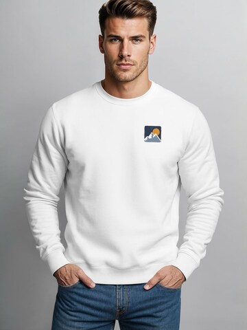 Neverless Sweatshirt 'Neverless Expedition' in White