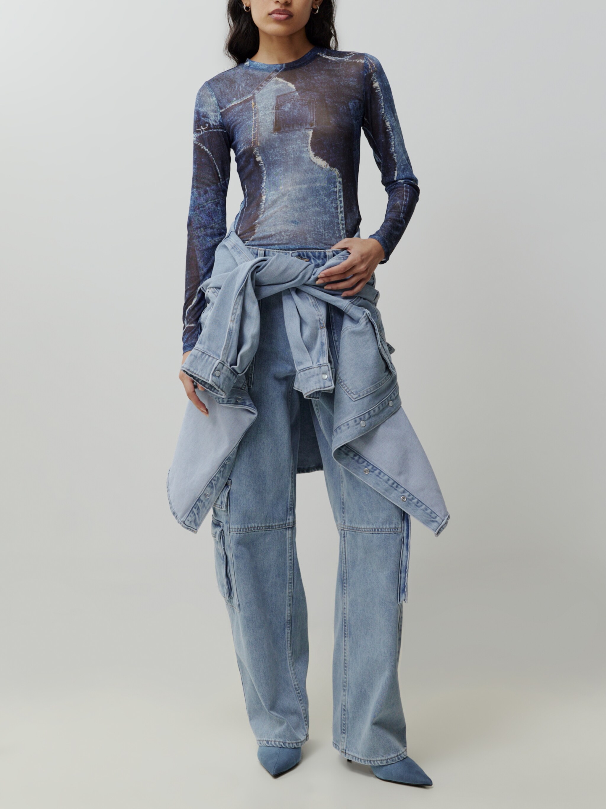 EDITED Produkte Shirt 'Justice' blau