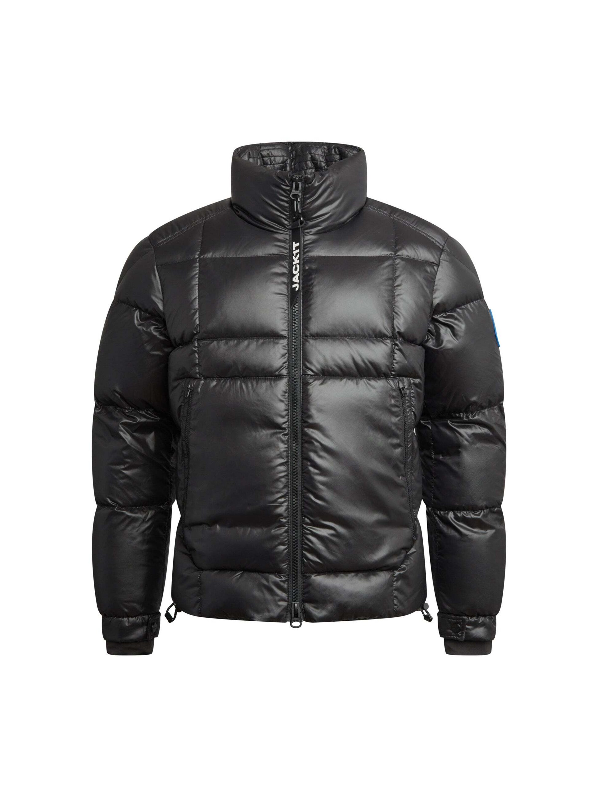 Veste outdoor ' EZ Boxed Trichter Puffer Lux ' JACK1T en noir : devant