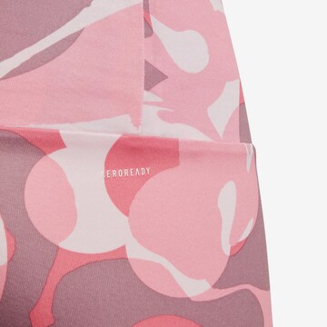 ADIDAS PERFORMANCE Skinny Sporthose 'TRAINING ESSENTIALS' in Pink