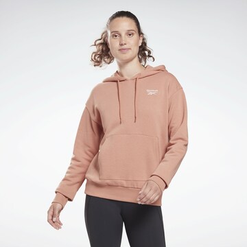 Reebok Athletic Sweatshirt in Orange: front