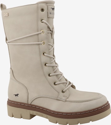 MUSTANG - Bota com atacadores em cinzento: frente
