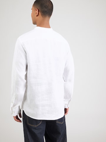 FYNCH-HATTON Regular fit Button Up Shirt in White