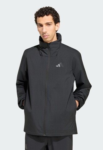 ADIDAS TERREX Outdoor jacket 'Multi Essentials' in Black: front