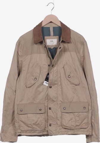 MANGO MAN Jacket & Coat in XL in Beige: front