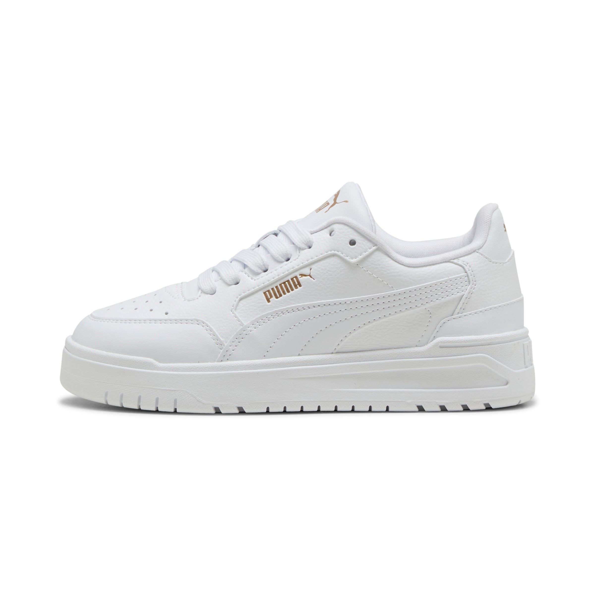 PUMA Platform trainers in White: front