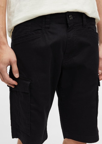 s.Oliver Regular Shorts 'File' in Schwarz