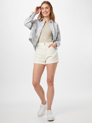 LEVI'S ® Loose fit Jeans 'Mom A Line Short' in White