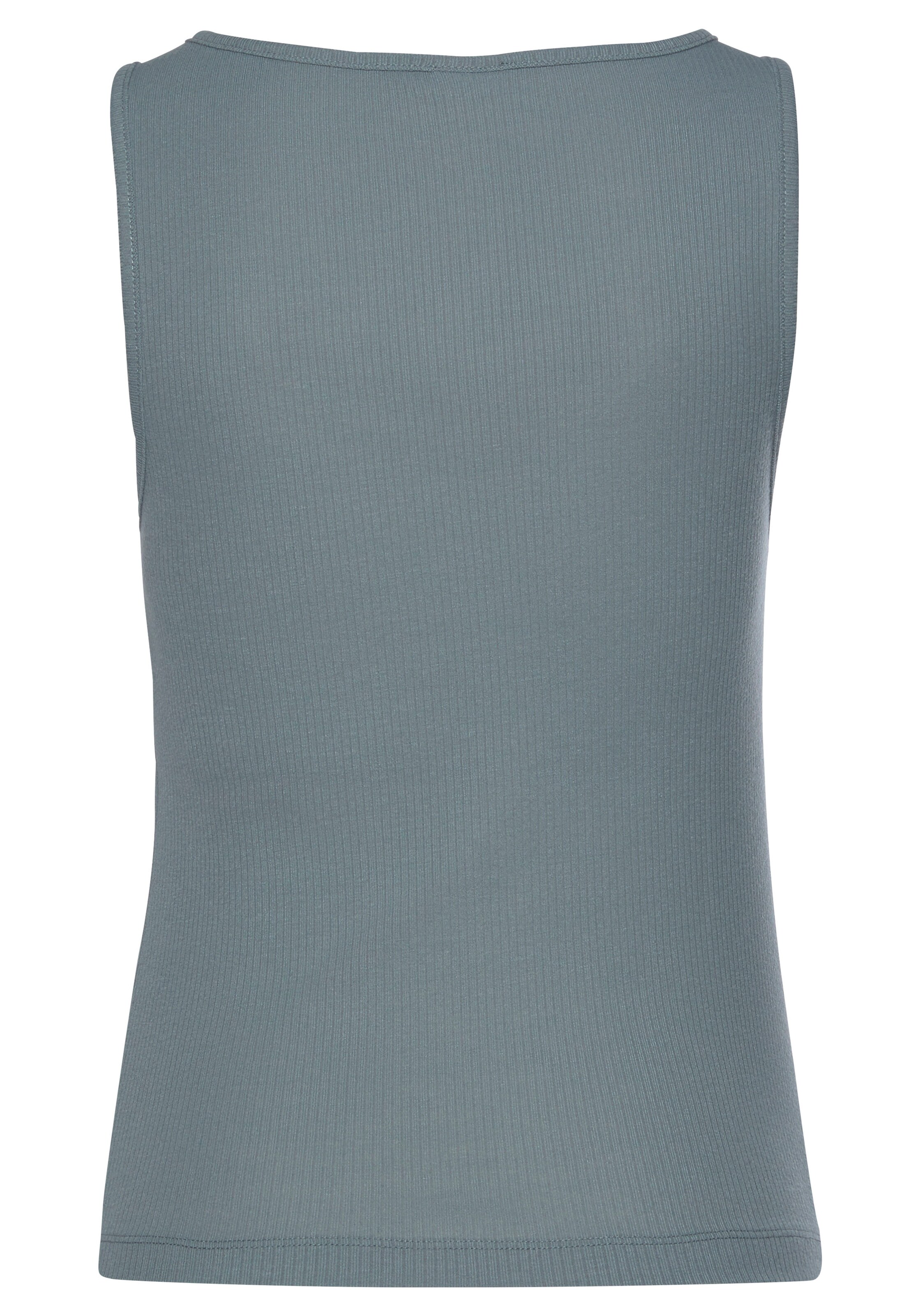 LASCANA Pajama Shirt in Blue