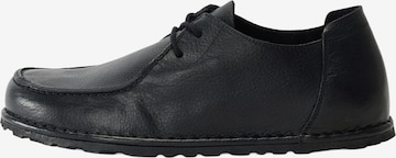 BIRKENSTOCK Nauhakengät 'Utti' värissä musta: etupuoli