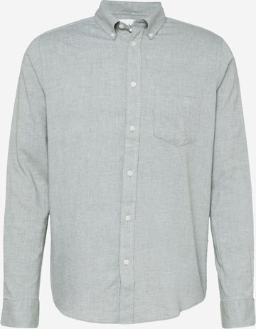 Coupe regular Chemise 'Jay 3.0' minimum en gris : devant