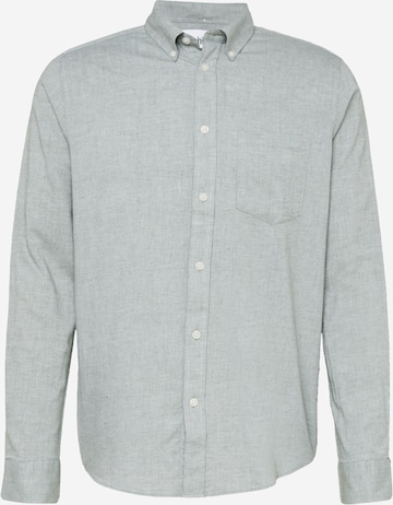 minimum Regular fit Overhemd 'Jay 3.0' in Grijs: voorkant